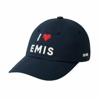 I LOVE EMIS BALL CAP (SEL)-NAVY
