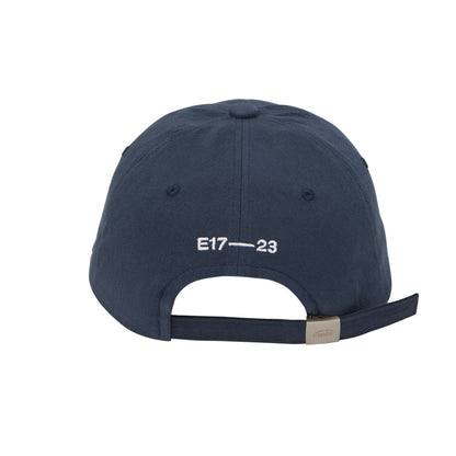 TONE ON TONE WAPPEN BALL CAP-NAVY