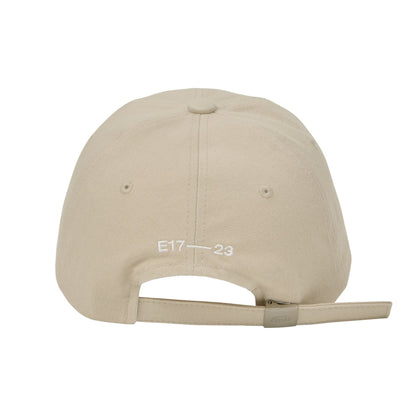 TONE ON TONE WAPPEN BALL CAP-BEIGE