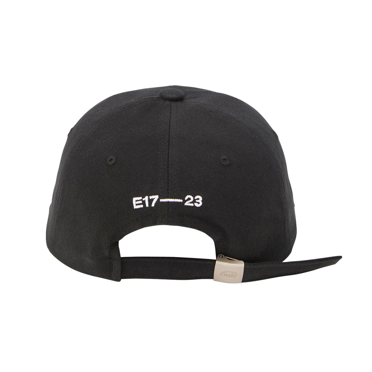 TONE ON TONE WAPPEN BALL CAP-BLACK