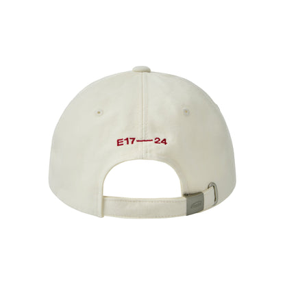 APPLIQUE BALL CAP-CREAM