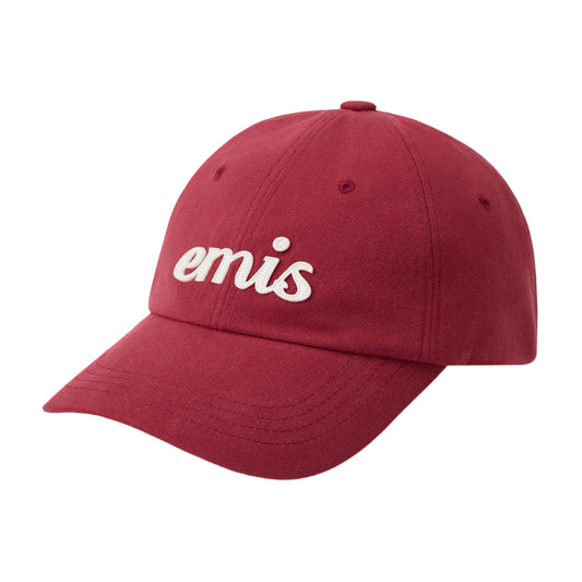 APPLIQUE BALL CAP-RED
