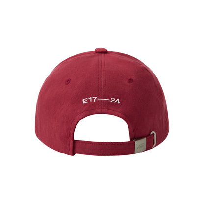 APPLIQUE BALL CAP-RED