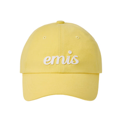 APPLIQUE BALL CAP-YELLOW
