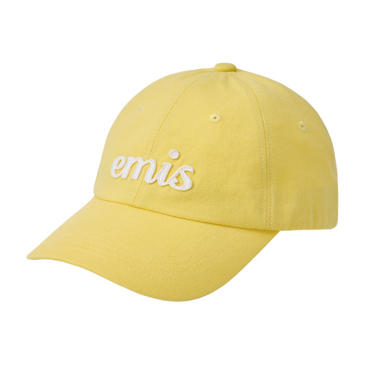 APPLIQUE BALL CAP-YELLOW