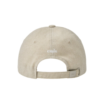 VINTAGE LOGO PIGMENT CAP (RENEWAL)-BEIGE