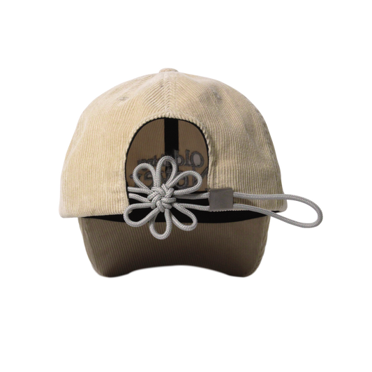 [CORDUROY FLOWER] KNOT CAP