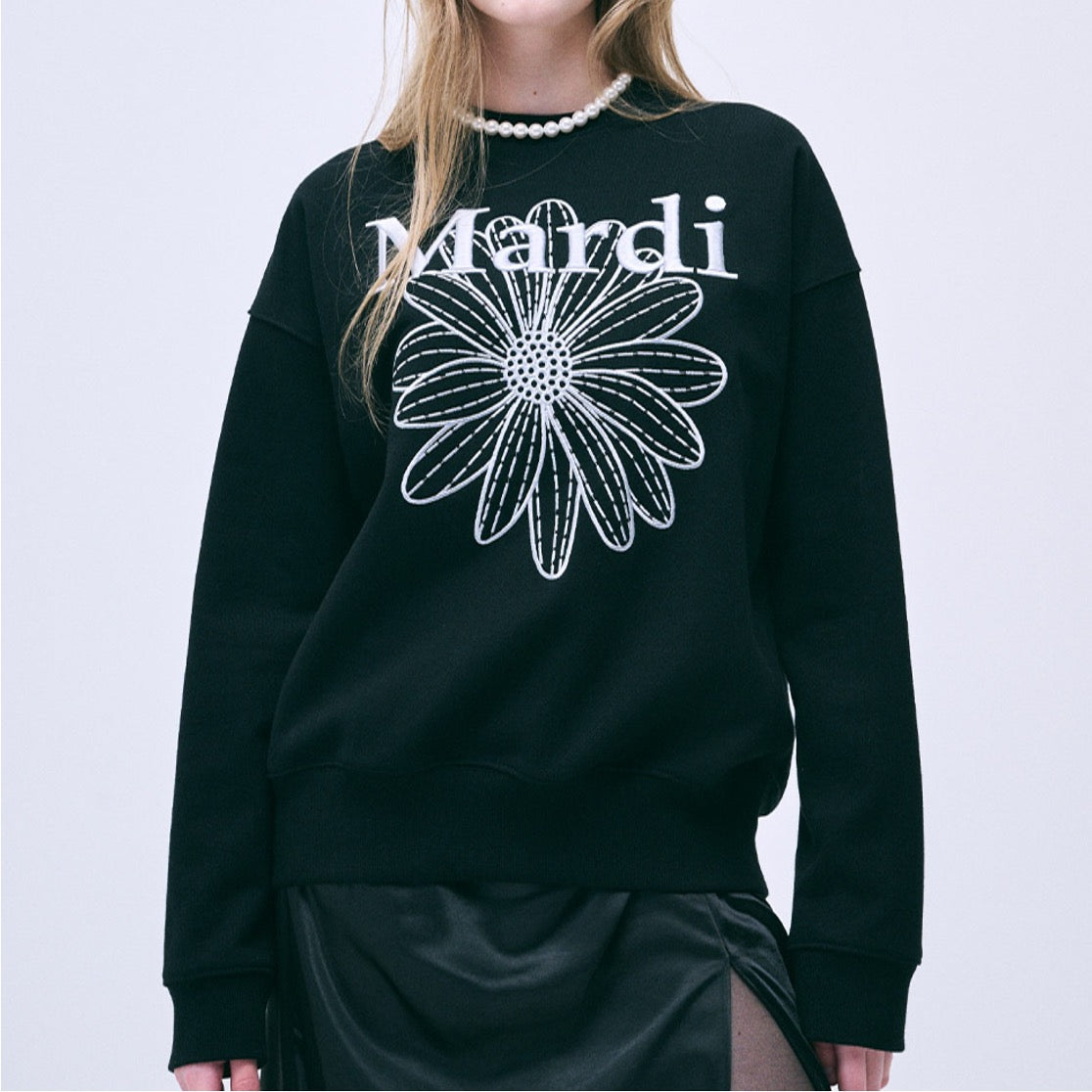 SWEATSHIRT FLOWERMARDI NEEDLEWORK