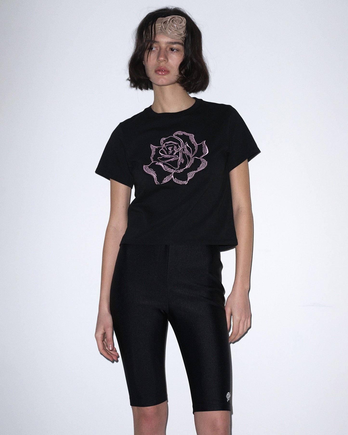 SLIM TSHIRT ROSE PATCH