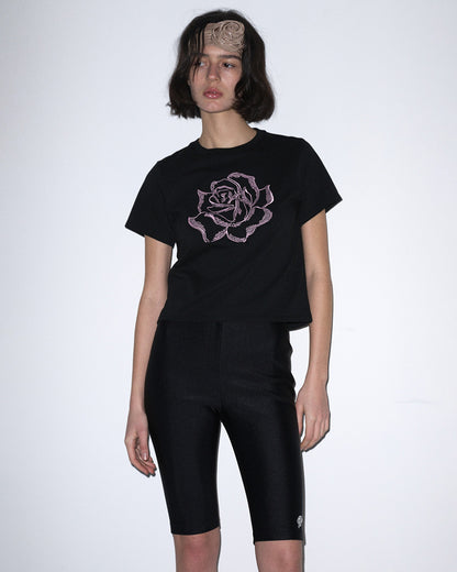SLIM TSHIRT ROSE PATCH