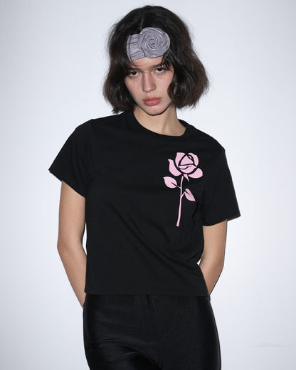 SLIM TSHIRT UNE ROSE