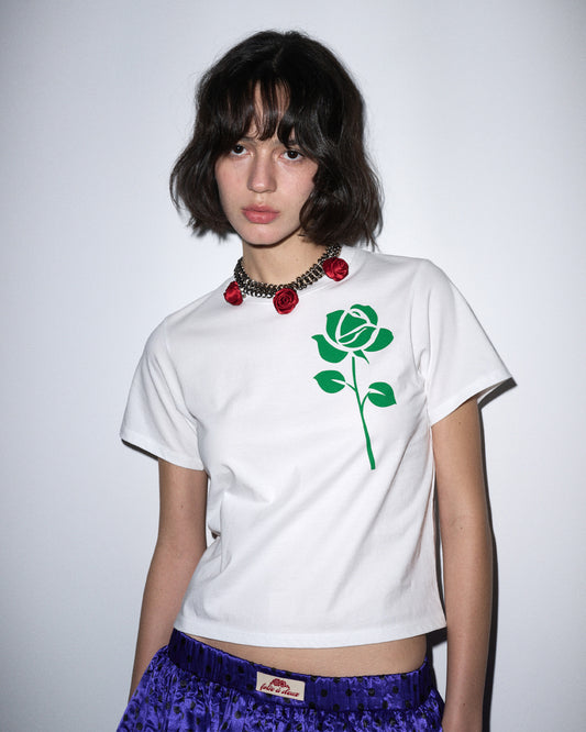 SLIM TSHIRT UNE ROSE