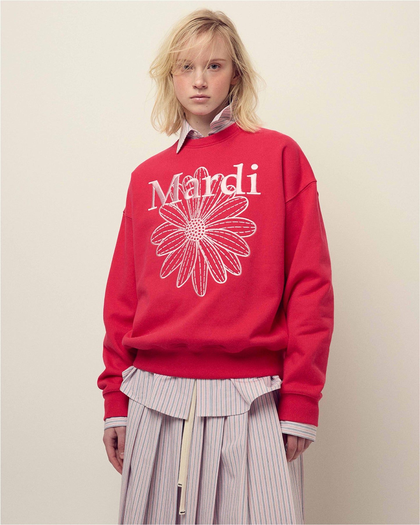 SWEATSHIRT FLOWERMARDI NEEDLEWORK