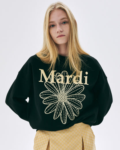 SWEATSHIRT FLOWERMARDI NEEDLEWORK