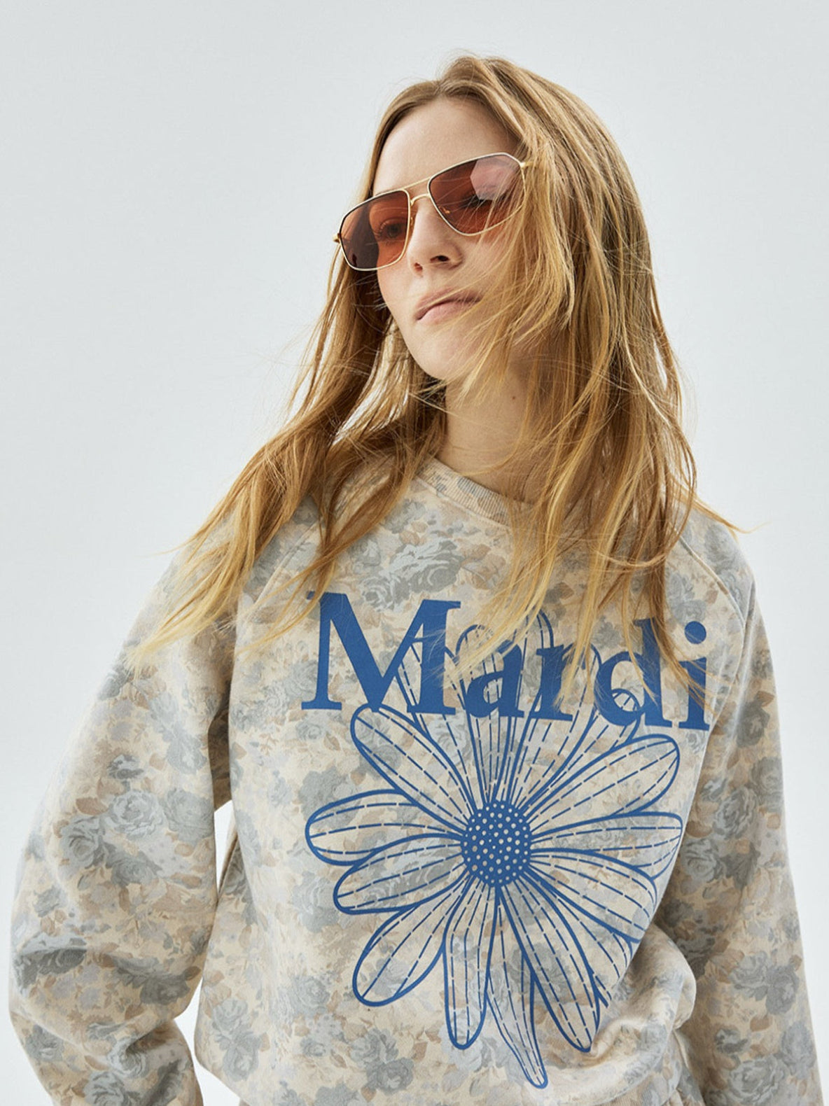 SWEATSHIRT RAGLAN FLEUR FLOWERMARDI