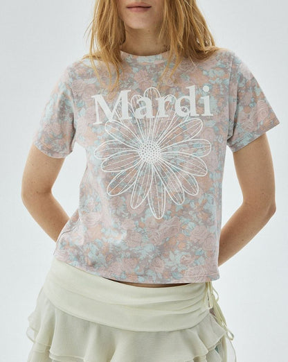 SLIM TSHIRT FLEUR FLOWERMARDI