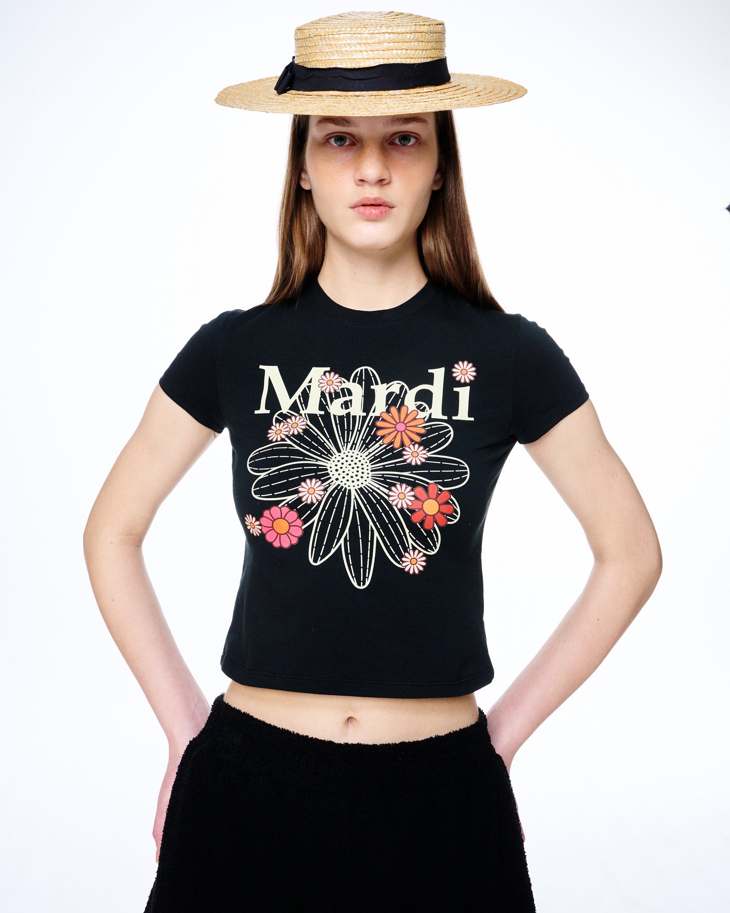 CROPPED TSHIRT FLOWERMARDI BLOSSOM