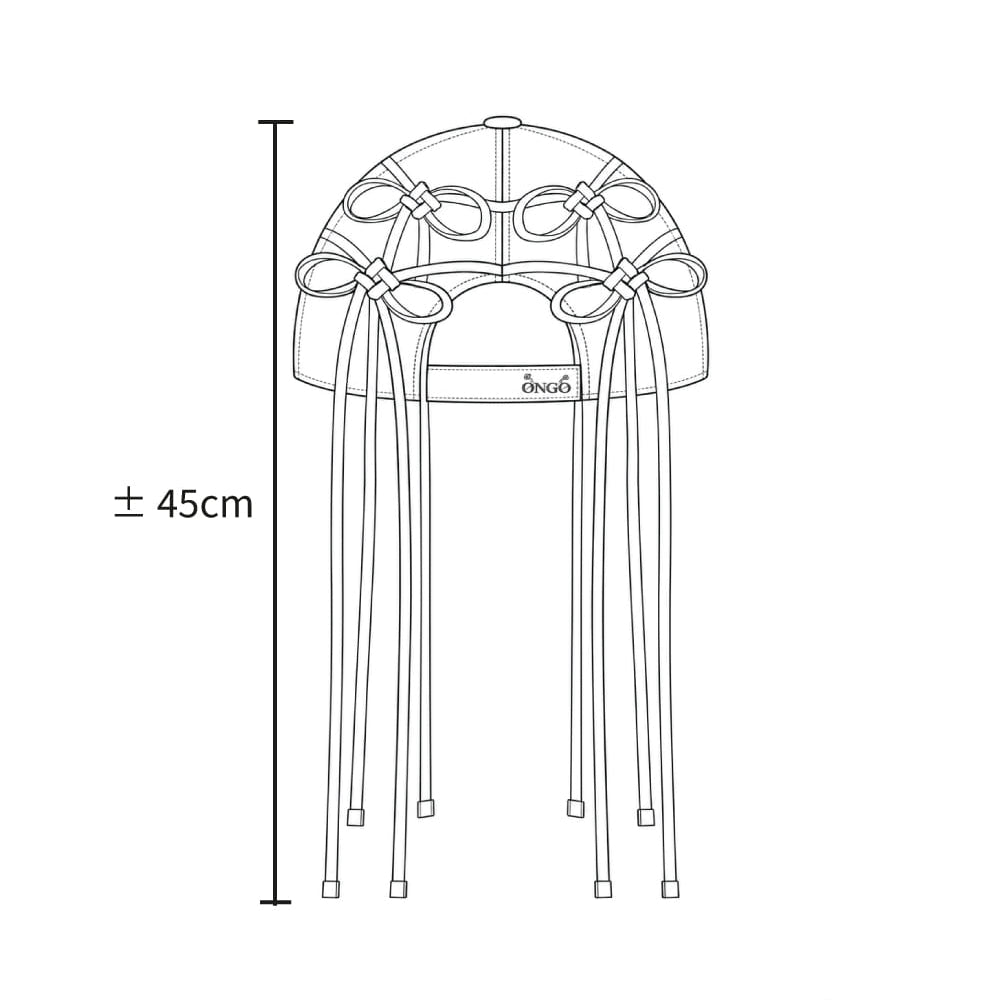 QUAD RIBBON KNOT CAP