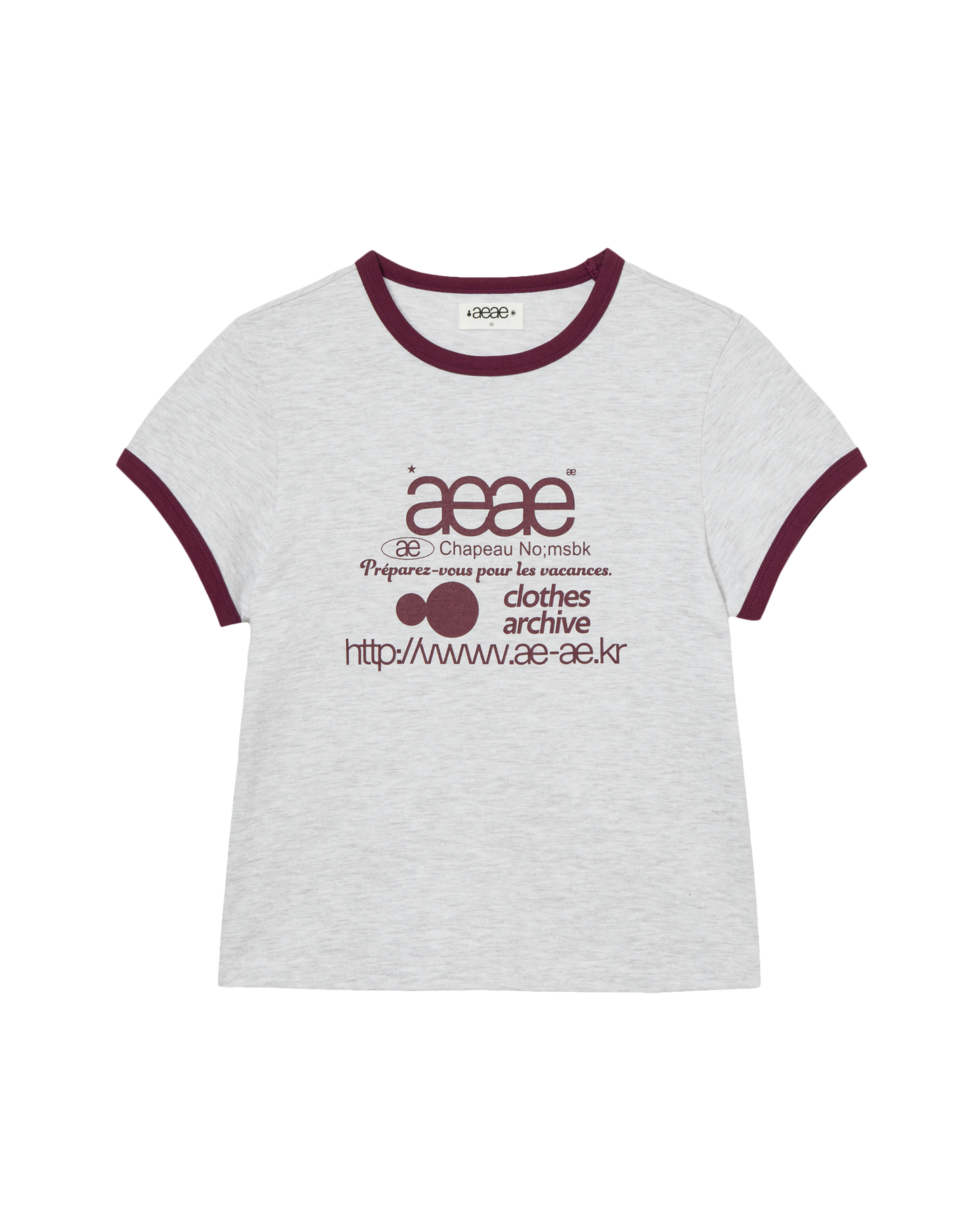 WEB LOGO RINGER TEE