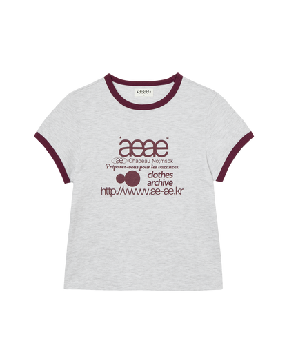 WEB LOGO RINGER TEE
