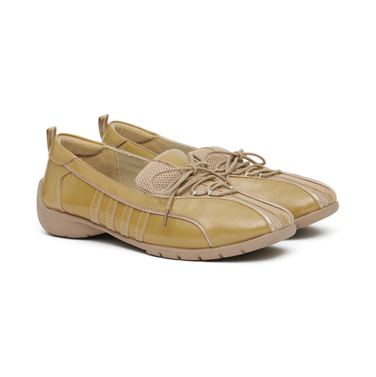 BLISS SLIP-ON SNEAKERS-MUSTARD