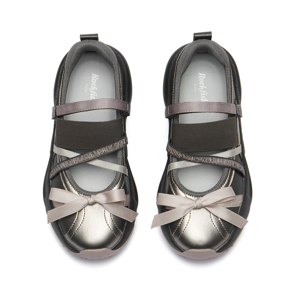 PUFFIN RIBBON BANDING SNEAKERS-DARK SILVER