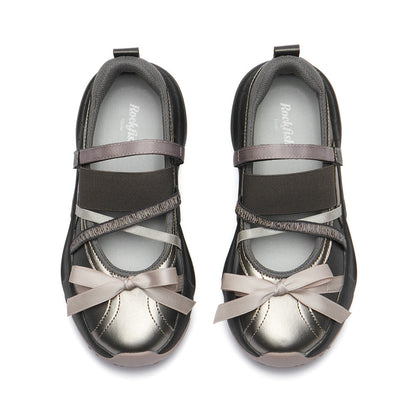 PUFFIN RIBBON BANDING SNEAKERS-DARK SILVER