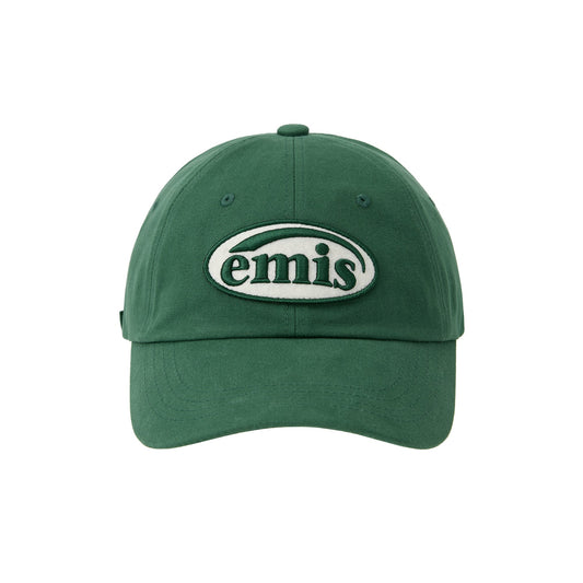 TONE ON TONE WAPPEN BALL CAP-GREEN