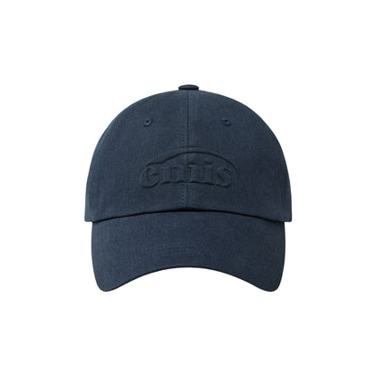EMBOSSING LOGO BALL CAP-NAVY