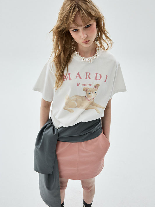 TSHIRT NEZ TOUT ROSE 01