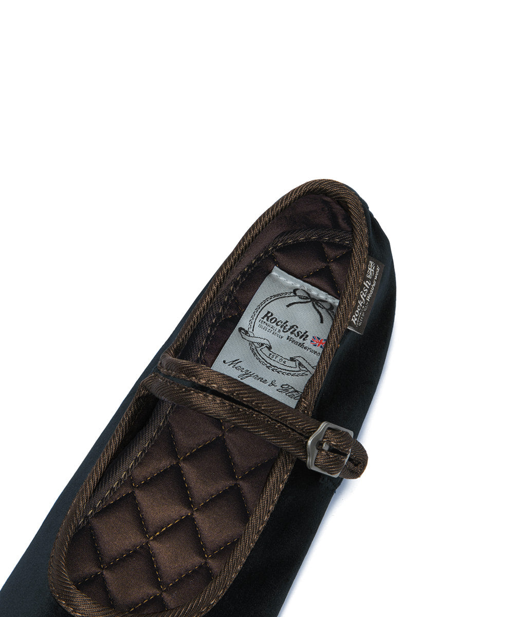 BELLA QUILTED MARYJANES-NAVY