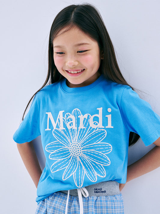 KIDS TSHIRT FLOWERMARDI NEEDLEWORK