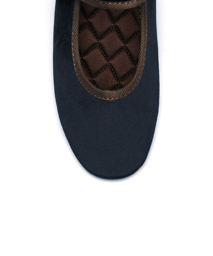 BELLA QUILTED MARYJANES-NAVY