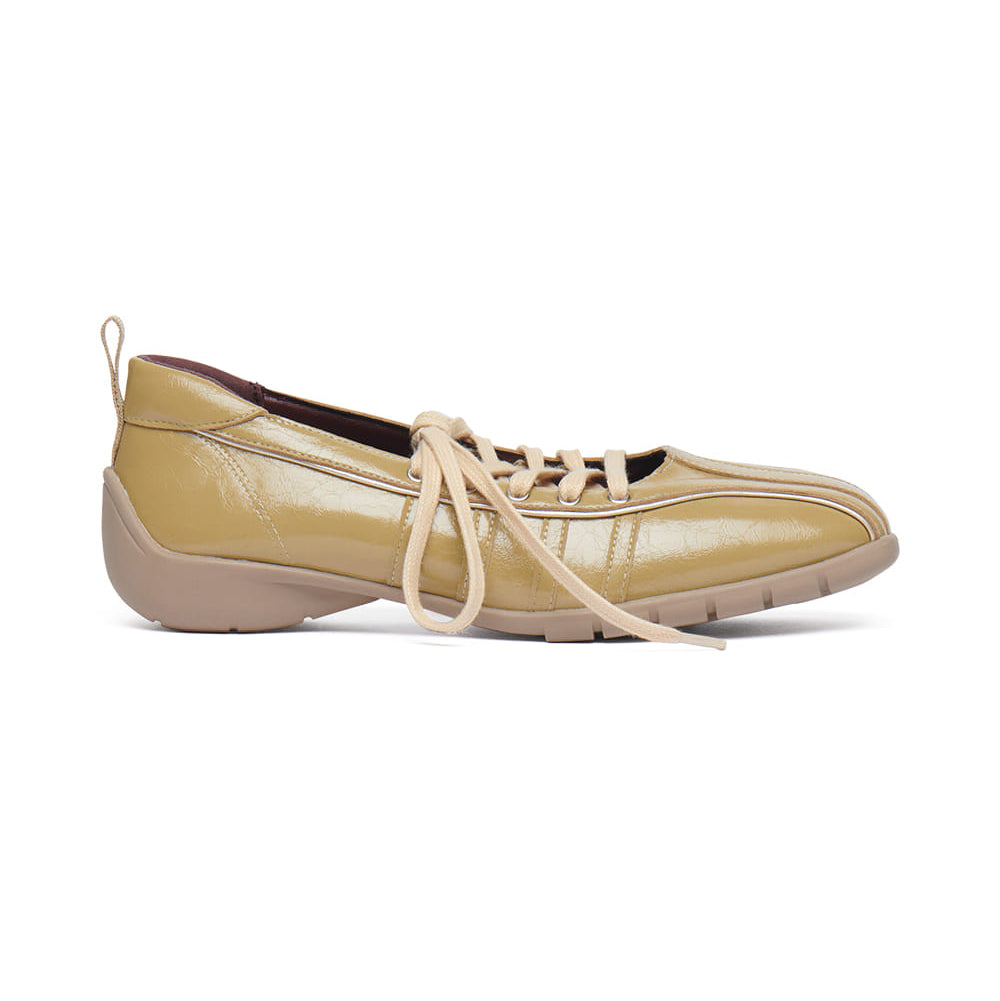 BLISS LACEUP SNEAKERS V2-MUSTARD