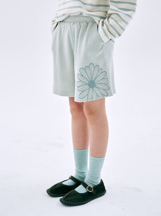KIDS WAFFLE SHORTS