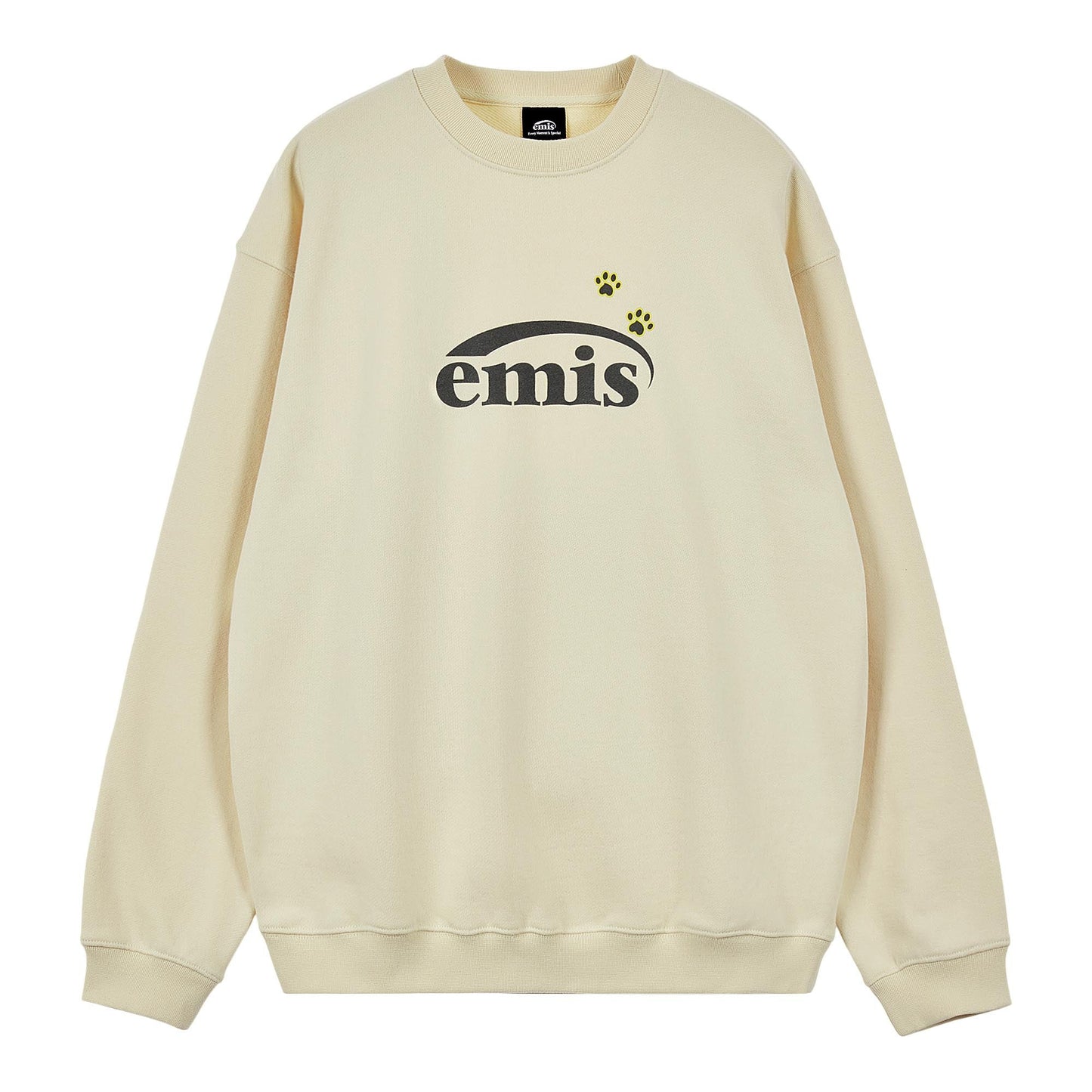 FOOT PRINTED SWEAT SHIRT