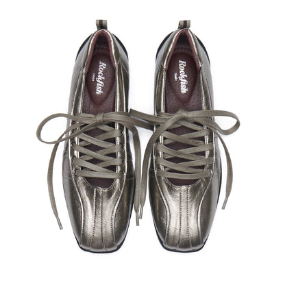 BLISS LACEUP SNEAKERS V2-DARK SILVER