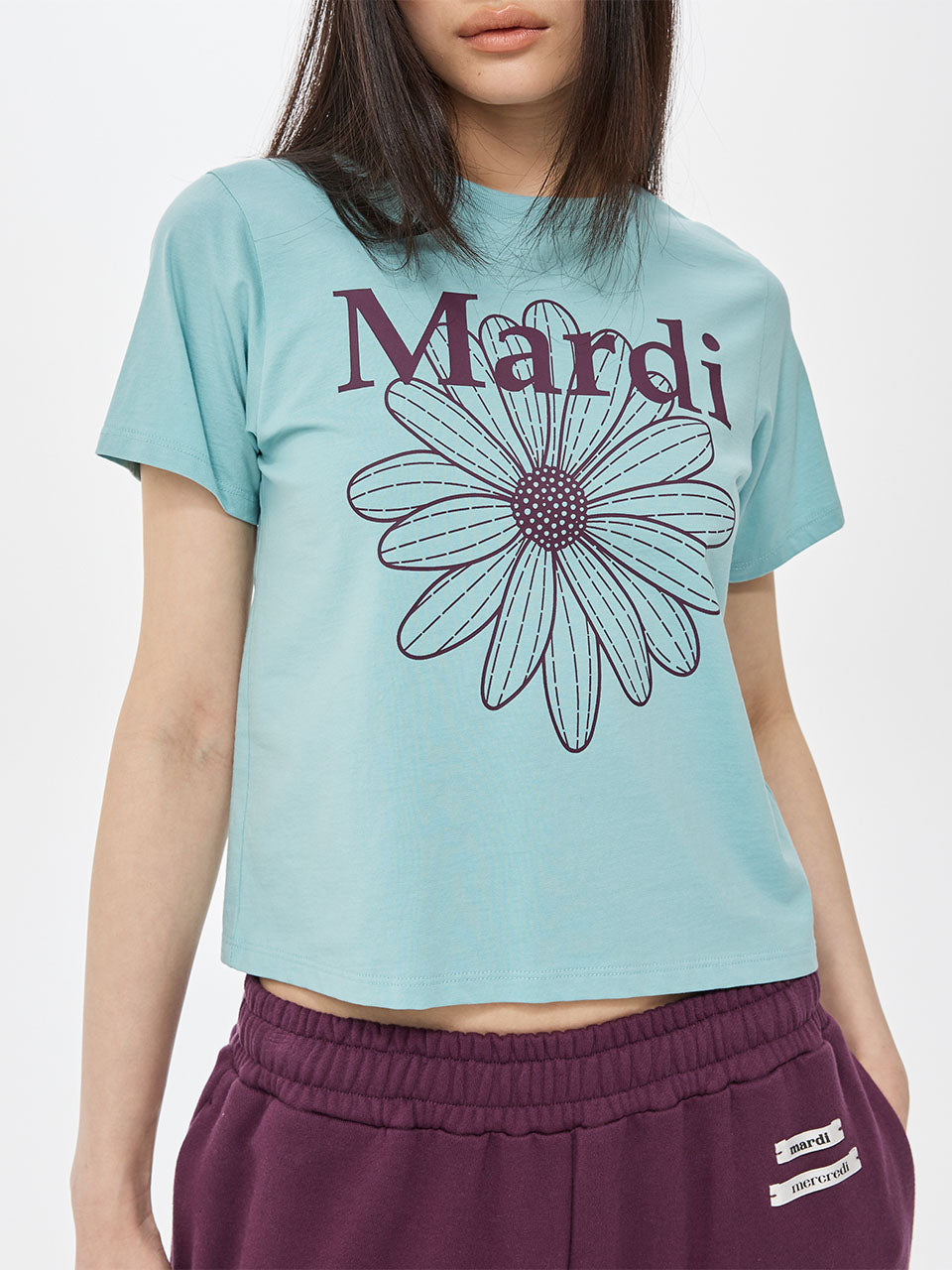 SLIM TSHIRT FLOWERMARDI