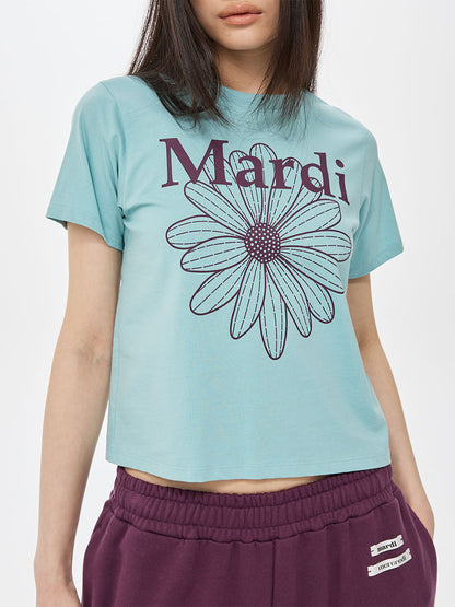 SLIM TSHIRT FLOWERMARDI
