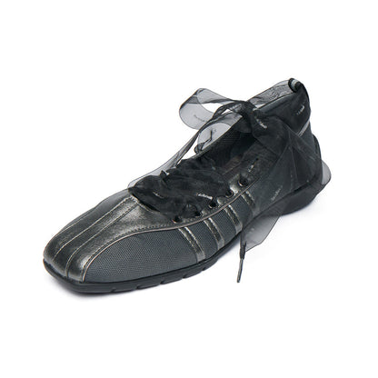 BLISS LACEUP SNEAKERS-DARK SILVER