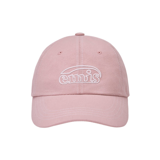 WHITE STITCH BALL CAP-PINK