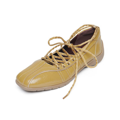 BLISS LACEUP SNEAKERS V2-MUSTARD