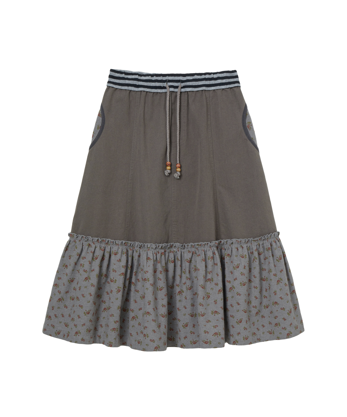 FLOWER BLOCK SKIRT