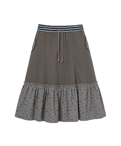 FLOWER BLOCK SKIRT