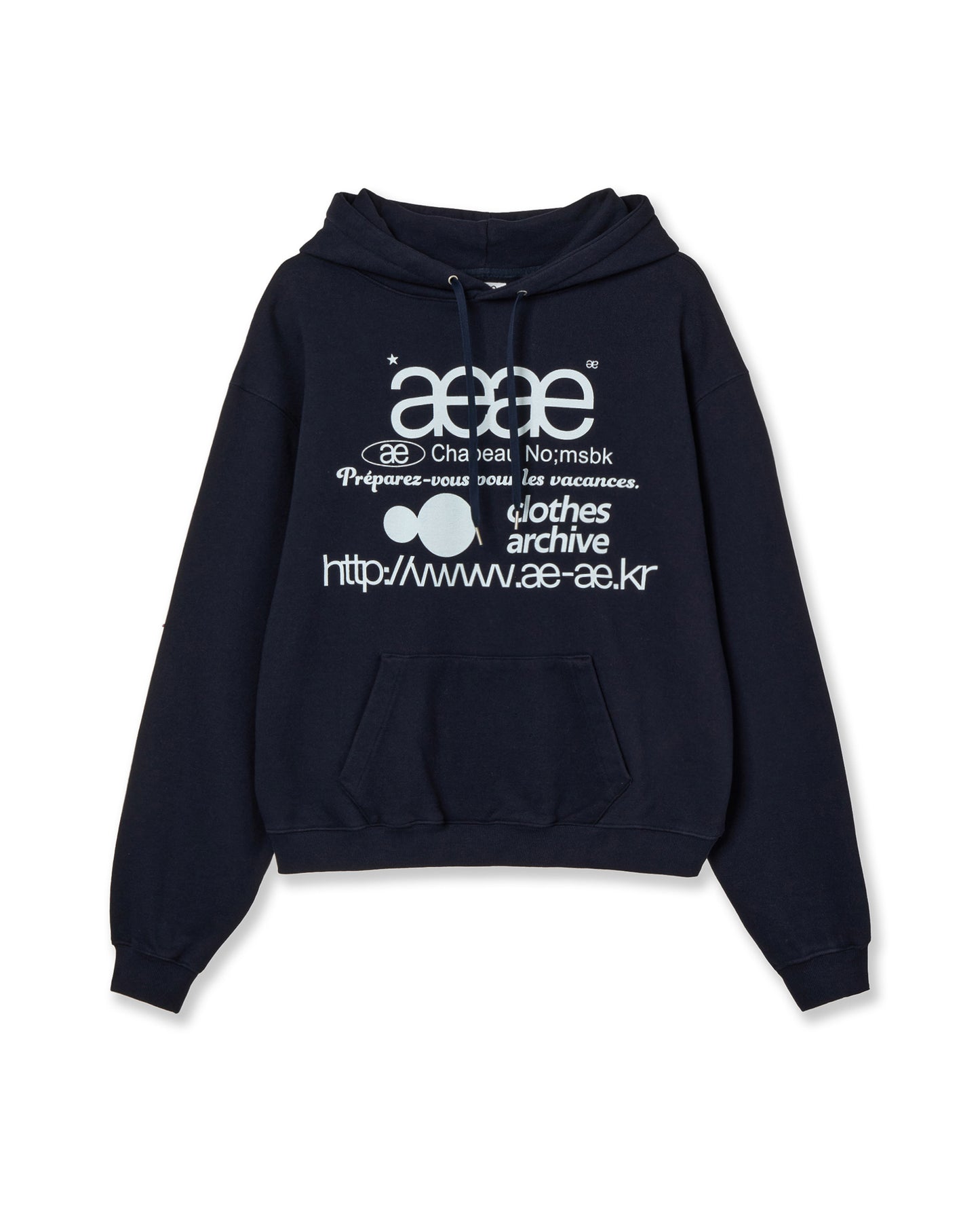 WEB LOGO LOOSED HOODIE