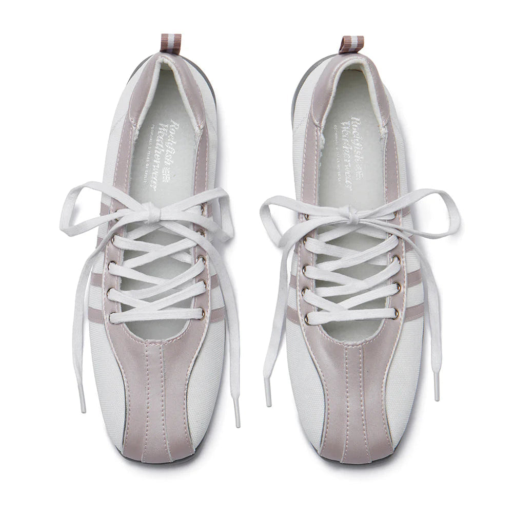 BLISS LACEUP SNEAKERS-PINK PEARL