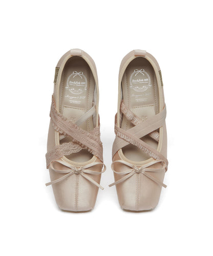BANDING BALLET FLATS-PINK