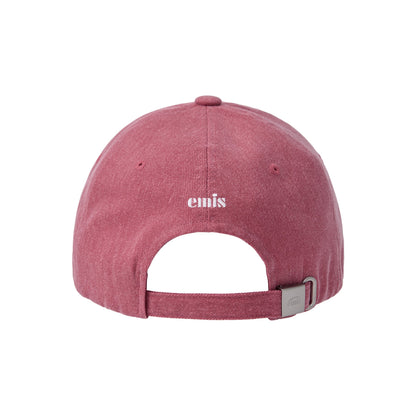 VINTAGE LOGO PIGMENT CAP (RENEWAL)-RED