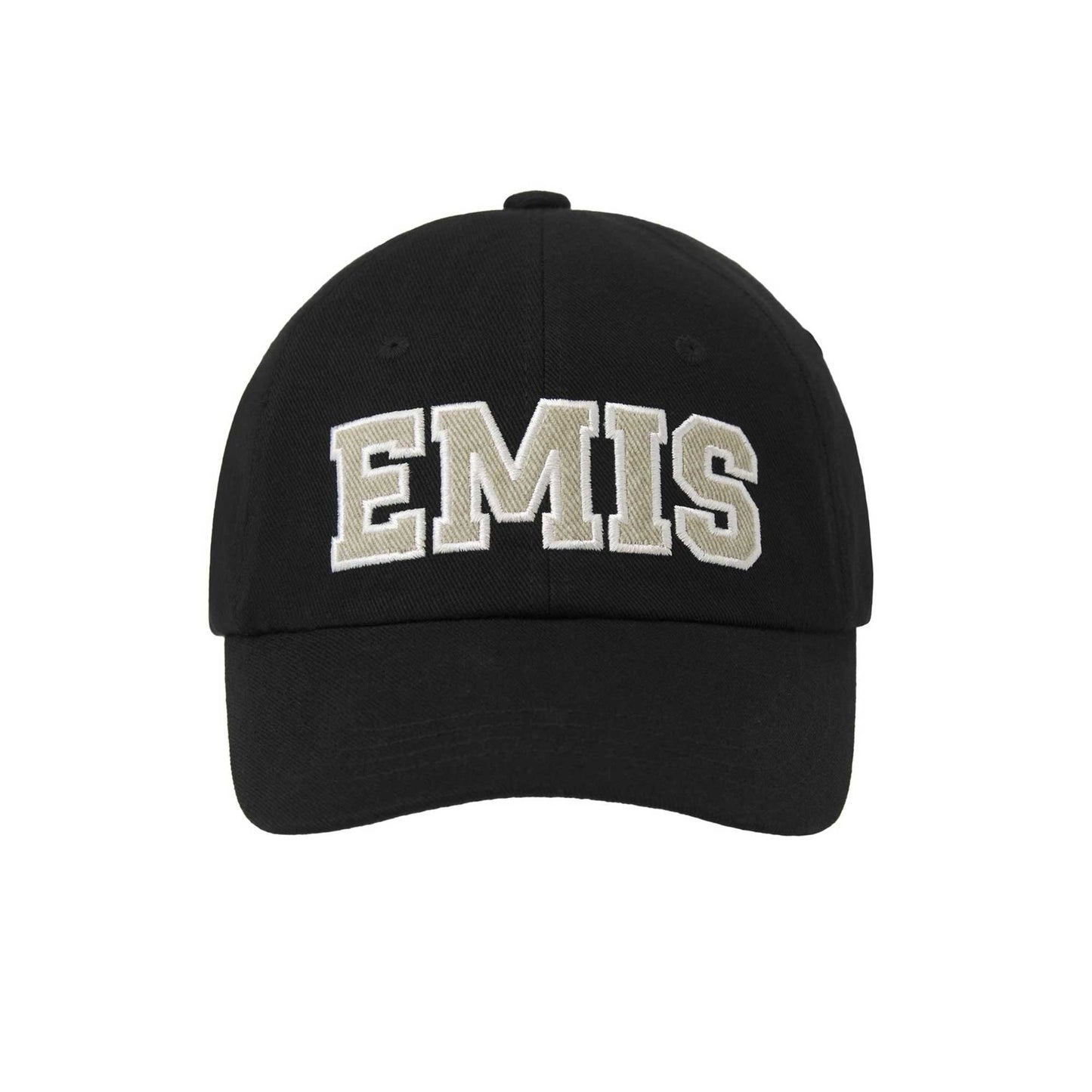TWILL CAPITAL LOGO BALL CAP-BLACK