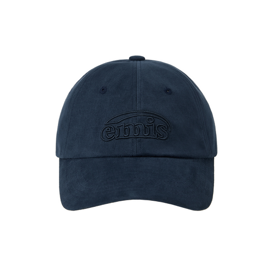 COTTON BRUSHED BALL CAP-NAVY